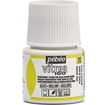 Vitrea 160 Pebeo Colore Brillante Velo Bianco 45 ml