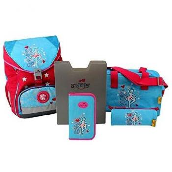 ErgoFlex XL 5‑teiliger Schulranzen‑Satz – ergonomisch, stoßfest, praktisch