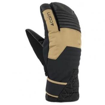 Gants d’extérieur Cairn Chirripo avec C‑Tex Pro et PrimaLoft – Noir/Marron Légère