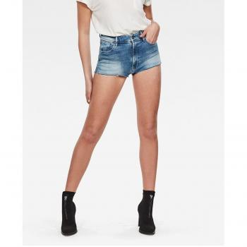 G-Star Raw Kafey Hotpant Short Femme – Bleu (Taille 30)