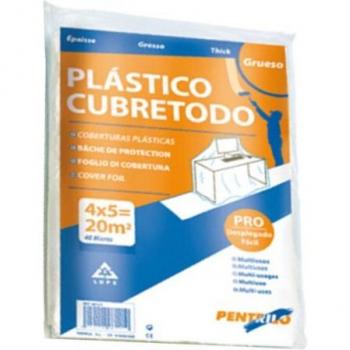 Plástico Cubretodo Grueso 4x5 *Pentrilo