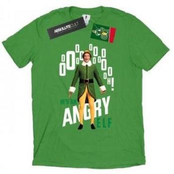 Women's Navy Blue Angry Elf Cotton Tee
