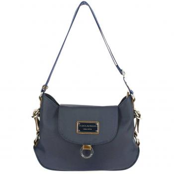 Sac bandoulière Ted Lapidus Tonic bleu marine 33x23x10 cm
