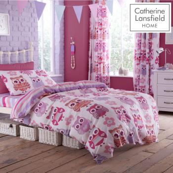 Catherine Lansfield Owl FeatherLite Single Duvet