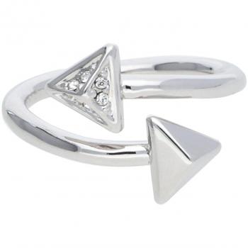 Esprit Fingerring Damen Metall Silber ESRG02865A, Ringgröße 56