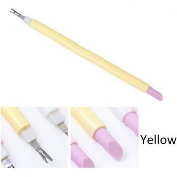 Pousse-cuticules en quartz pour soins des ongles