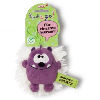 Nici Schlüsselanhänger “Monster Herz” – Lila/Weiß Edition