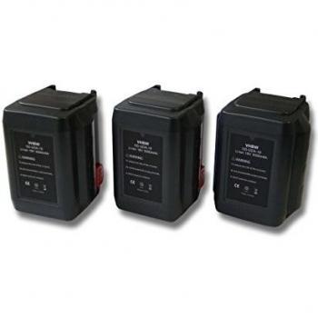 Lot de 3 Batteries Li-ION VHbw 3000mAh pour Outils Taille-haie Gardena Highcut 48V