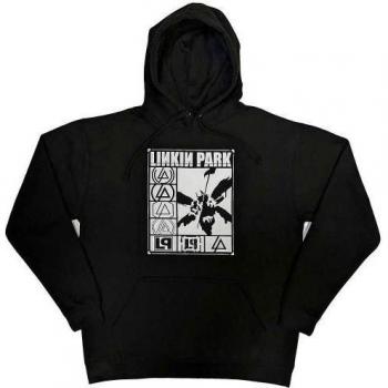 Black XL Linkin Park Hoodie Sudadera Unisex con Logo Rectángulo