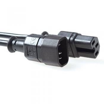 ACT AK5232 230V C14 naar C15 Stroomkabel