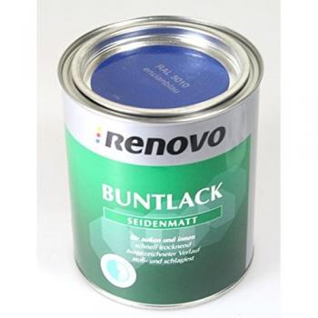 Renovo 750 ml Buntlack Enzianblau Nr. 5010 – Seidenmattfinish