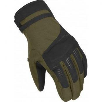 Macna Dim RTX wasserdichte Damen Motorrad Handschuhe Schwarz Grün XS