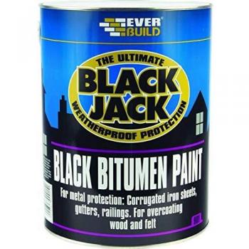 Everbuild 901 Bitumen Black Paint 25 Litre