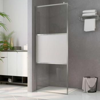 Paroi de douche en verre à l'italienne demi-dépoli 90x195 cm