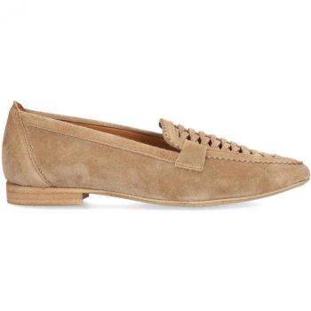 Mocasín Alpe 2347 para mujer en cuero y ante suave