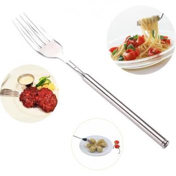 Télescope de fourchette pliable, couverts BBQ multifonctions