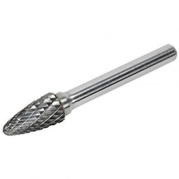 Sealey SDB05 Tungsten Carbide Rotary Burr Arc Round Nose 10mm