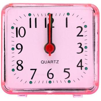Kids Retro Portable Double Bell Heart Design Alarm Clock