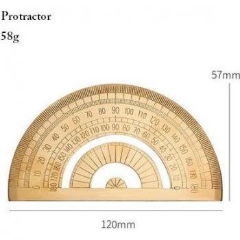 Classic Brass School Measuring Set