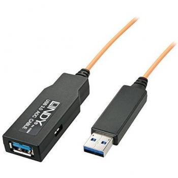 Lindy 70 m USB 3.0 Optical Extension (Type‑A Male → Type‑A Female)