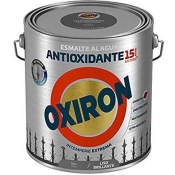 Esmalte Antioxidante Agua Oxiron Liso Brillante 2,5 L Plata