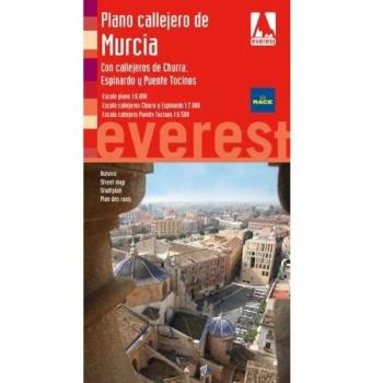 Murcia, Churra, Espinardo y Puente Tocinos. Plano callejero y mapa de carreteras