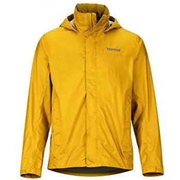 Marmot Herren PreCip Eco Hardshell, Atmungsaktive Regenjacke, Wasserdicht, Solar, XL