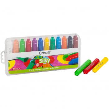 Creall Silky 3-in-1 Wasco Stiften, 12 stuks