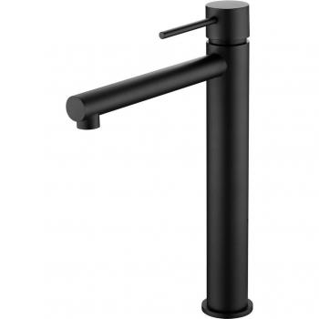 Grifo de lavabo alto negro mate IMEX BDYS045-3NG