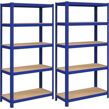 Scaffale in metallo Blu 40 x 90 x 180 cm