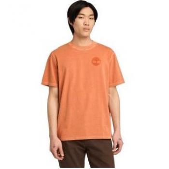 Timberland Orange Herren T-Shirt mit Grafik XXL