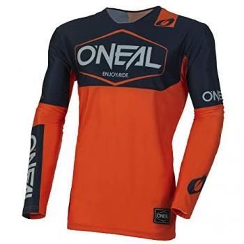 O'Neal Maglia da Motocross Mayhem Hexx Blu Arancione Taglia S