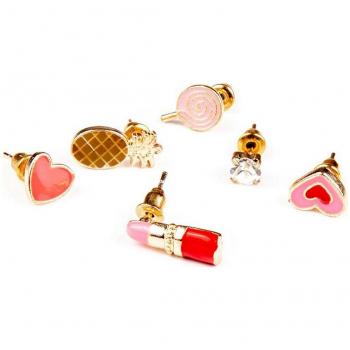 Inca Mixed Shape Earrings Set