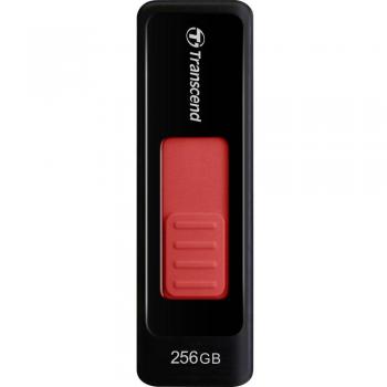 Chiavetta USB 256GB Transcend JetFlash 3.1 Capless Nera/Rossa