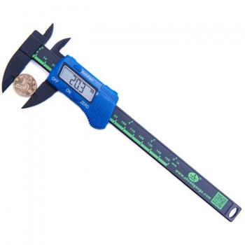Compteur digital micrométrique Vernier fibre‑carbone 6″