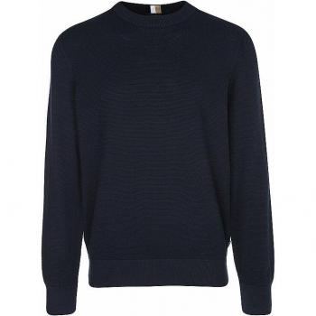 Hugo Round‑Neck Navy XL Micro‑Knit Sweater