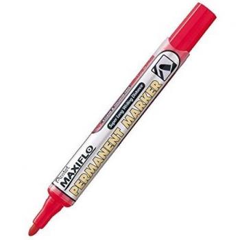 Pentel Permanent-Marker Maxiflo NLF50, 1,5mm Rundspitze, Rot