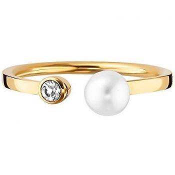 Cai Vergoldeter Damenring in Sterling Silber – Gelber Topas 0,082 ct