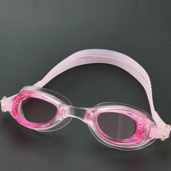 Schwimmbrille mit Anti-Fog und bunten Gläsern für Kinder