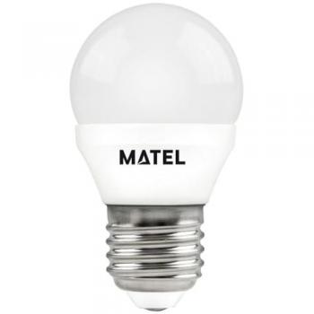Lámpara Esférica LED E27 8W Fría