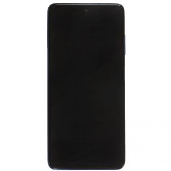 LCD‑Display + Touch Unit + Front Cover – Poco X3/X3 NFC – Blaue Variante