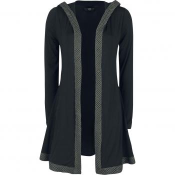 Gilet en tissu premium à capuche et nœuds celtique – Black Premium EMP – Taille S à 5XL – Noir