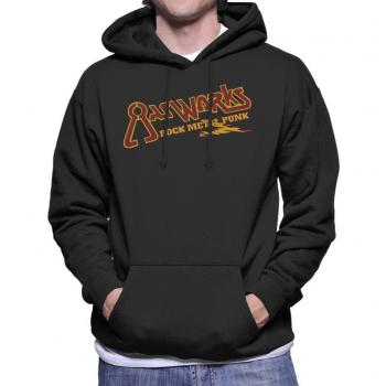 Punk Rock Black Hoodie – Wayne’s World Men’s