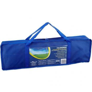 Hudora 76535 Volleyball‑ und Badmintonsystem – weiß, mit Transporttasche