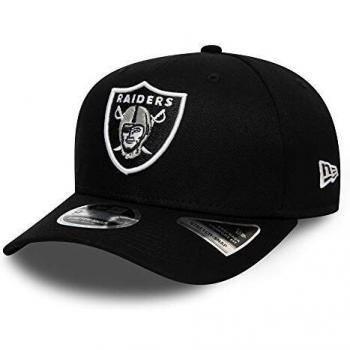 New Era Oakland Raiders Team Stretch Snapback Cap Black S-M