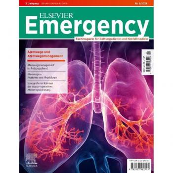 Urban & Fischer in Elsevier ELSEVIER Emergency. Atemwege und Atemwegsmanagement. 2/2024: Fachmagazin für Rettungsdienst und Notfallmedizin