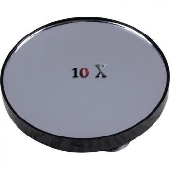 Miroir maquillage 10X 15X, 3,5 avec support adhésif – Noir et blanc
