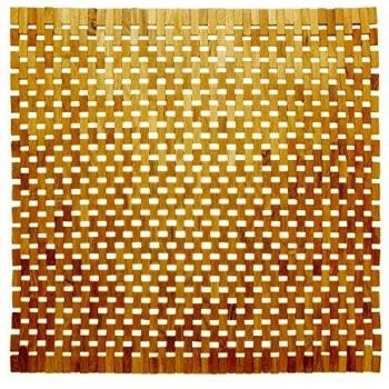 Tapis de Bain Naturel Sealskin Woodblock 60x60 cm