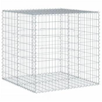 VidaXL Gabione 100x100x100 cm mit Deckel