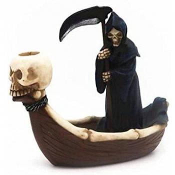 Ferry Man of Death Backflow Incense Burner